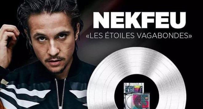 Nekfeu vient de dépasser les 400 000 ventes avec son album « Les étoiles vagabondes » !