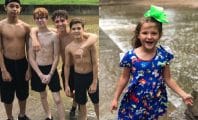 Quatre garçons font preuve de courage en sauvant une fillette de l'eau
