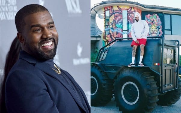 Kanye West offre un tank à Chris Brown pour célébrer sa carrière