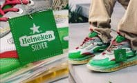 Heineken lance ses propres sneakers avec des semelles à la bière