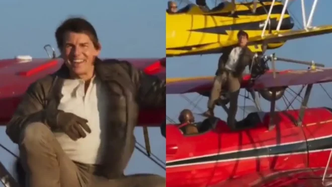 Tom Cruise effectue une nouvelle cascade impressionnante pour la fin de Mission Impossible